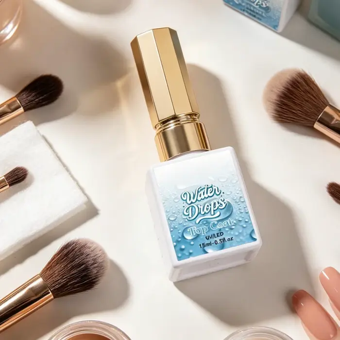 Gel pour ongles 2 pièces, gel de manucure 3D effet goutte de pluie, pour le polissage des ongles, pour filles, femmes, débutantes, performance, maison, salon, fête