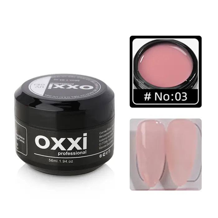 OXXI 56ml UV Extension d'ongle Gel semi-permanent constructeur vernis manucure Poly ongles Gellac acrylique Gel