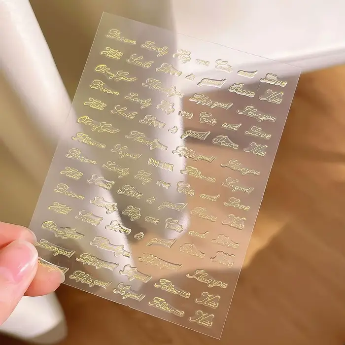 Autocollants pour ongles en anglais