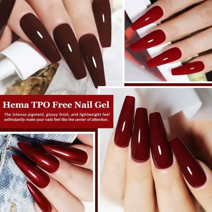 NAILCO 15ml Gel UV Semi-Permanent Sans TPO pour Nail Art