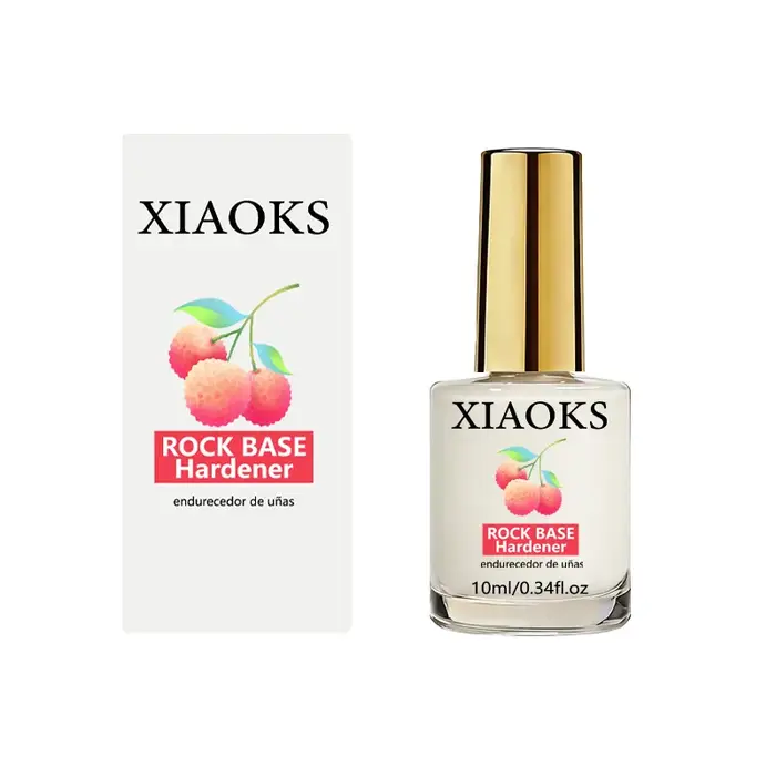 Vernis à ongles blanc laiteux, texture lisse, application facile, couvrance uniforme, fini translucide et doux, formule à séchage rapide, Hig