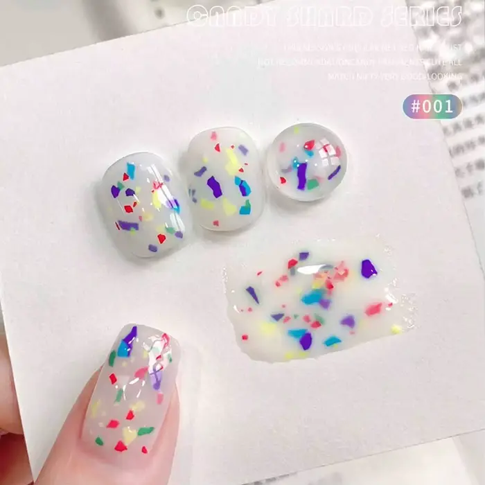 MIANEL 1-6 pièces 12ML été Style japonais bonbons Fragments Gel vernis à ongles