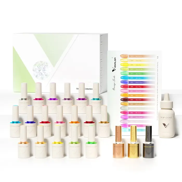 VENALISA VIP Kit 10ml vernis à ongles HEMA TPO gratuit néon gelée Gel Pigment professionnel Nail Art longue durée Gel