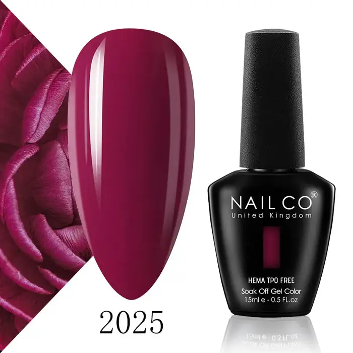 NAILCO 15ml Vernis à Ongles Gel Semi-Permanent UV pour Nail Art, Manucure, Base et Top Coat, Produits et Fournitures pour Ongles