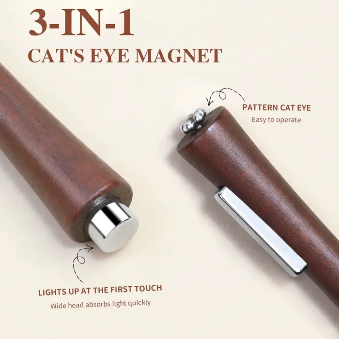 Bâton magnétique multifonctionnel puissant 3 en 1 pour Nail Art, avec fer en forme de Y, pour vernis