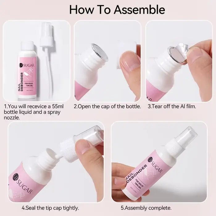 UR SUGAR – dissolvant de Gel pour ongles solides