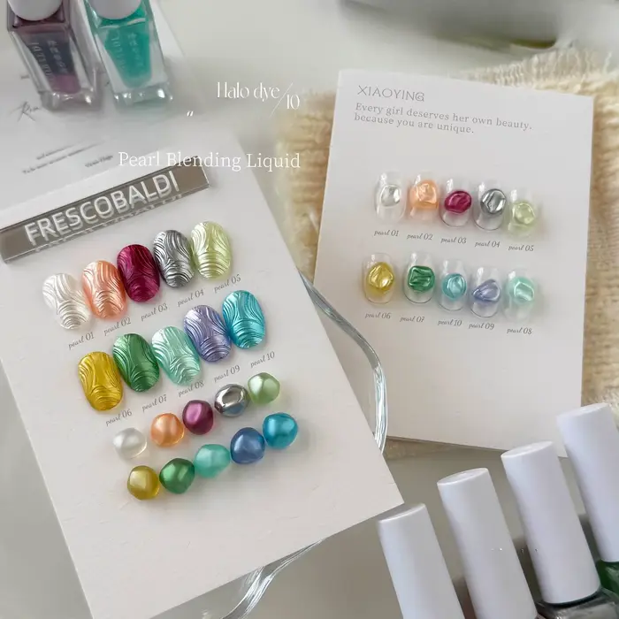 Vernis à ongles gel effet fleurs d'été