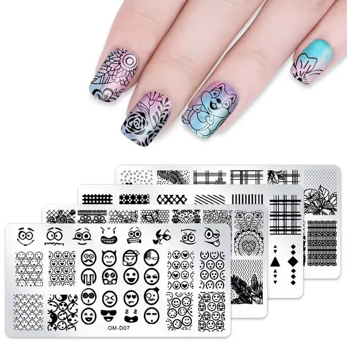 Plaque d'estampage pour Nail Art