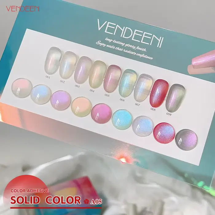 Vernis à ongles en gel de couleur coquillage de nacre, 9 couleurs/ensemble, vernis à ongles en gel s