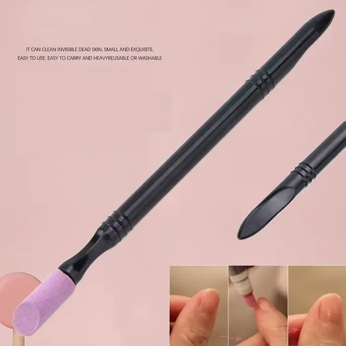 Manucure à Double tête Shi Ying stylo bâton de meulage outil exfoliant ongles