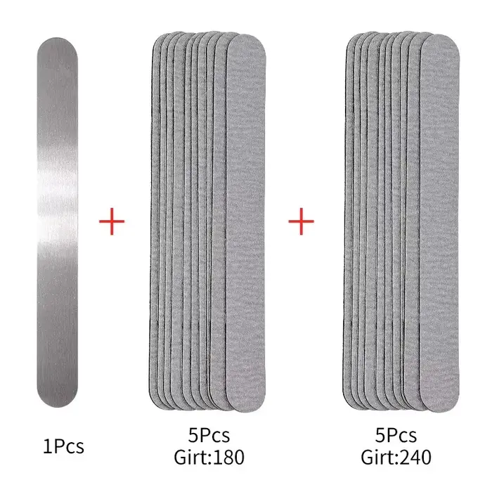 Remplacement de lime à ongles 100 à 180 outils Limas professionnels pour manucure