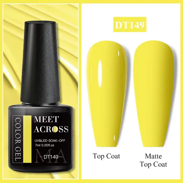 MEET ACROSS-Verhéritage à Ongles Fluorescent Vert Néon Semi-Continu, Verhéritage à Ongles Gel UV Soa