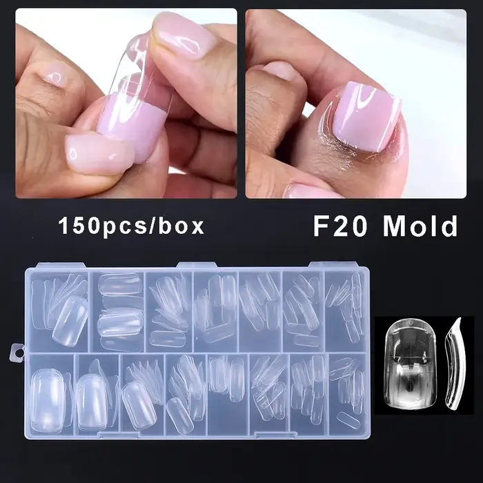Ensemble de formes d'ongles à double système