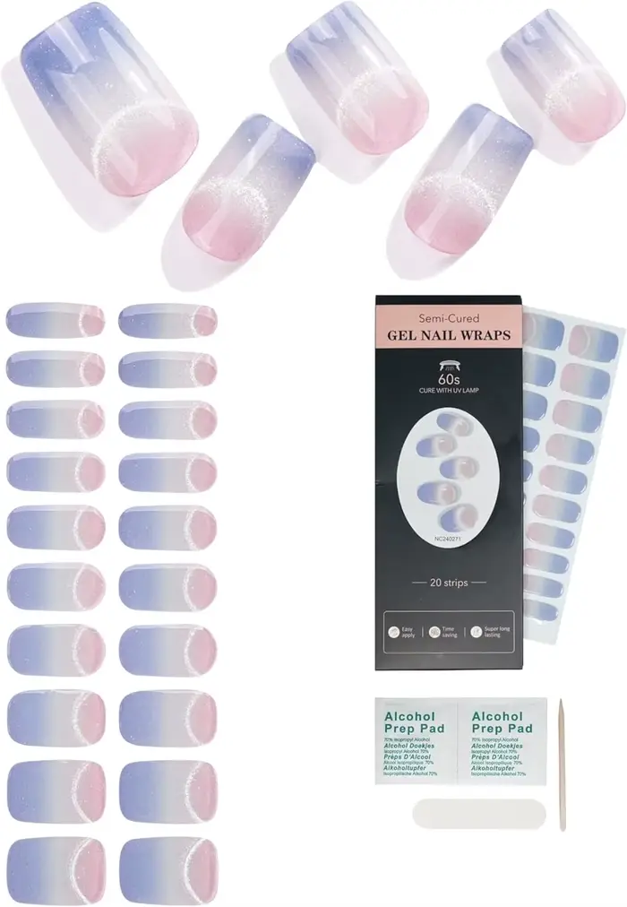 Bandes pour ongles en Gel semi-durci