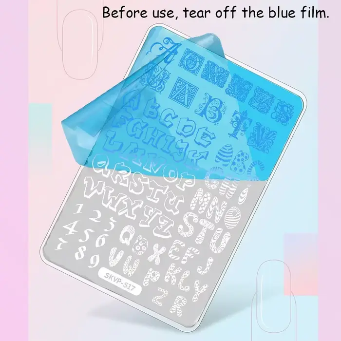 Plaques de stamping pour ongles