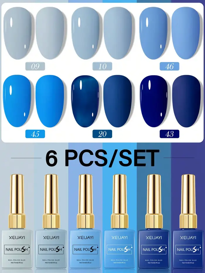 Vernis à ongles Gel bleu