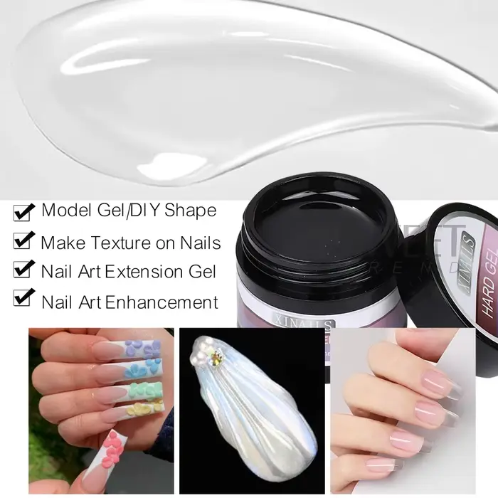 30g renforcer la colle à ongles Gel UV doigt constructeur outils tremper modèle Gel dur épais sans essuyer couche de finition manucure Construction prolonger