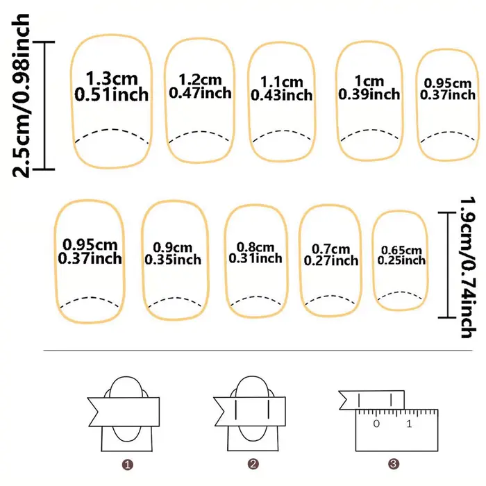 24 pièces d'ongles pointus français noirs