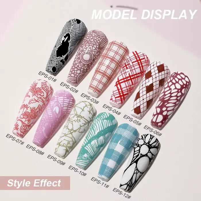 AS Nail Printing Stamping Gel Polish 5ml Couleurs