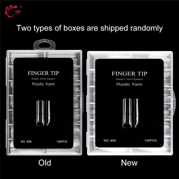 TP 70 pièces/140 pièces ongles clairs double forme couverture complète système d'extension d'ongle construction rapide