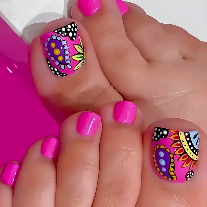 24 pièces Spice Girl faux ongles imprimé léopard
