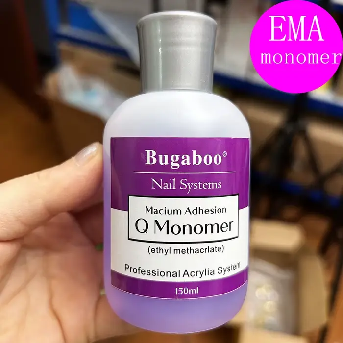 Monomère liquide acrylique EMA 5OZ, 150/120/75/40ml, liquide cristal acrylique à séchage rapide pour