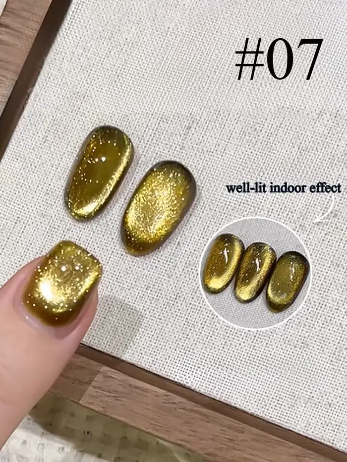 WS 10ML champ d'hiver ongles chat oeil Gel magnétique Satin Gel vernis 9 couleurs tremper paillettes photothérapie