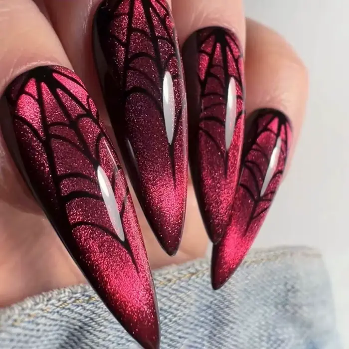 Impact visuel Halloween presse sur ongles différents Styles atmosphère Festive