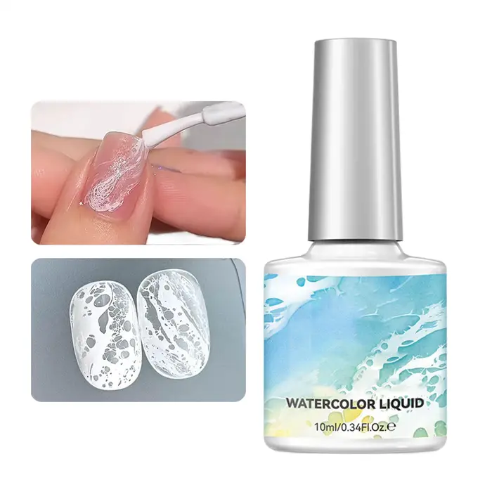 Gel de peinture pour ongles effet aquarelle 10ML, gel dégradé pour salon, maison, hommes, jeunes, ma