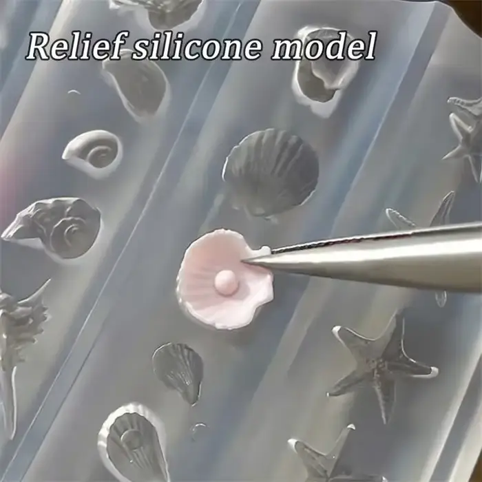 Moule en Silicone thème coquille de mer d'été