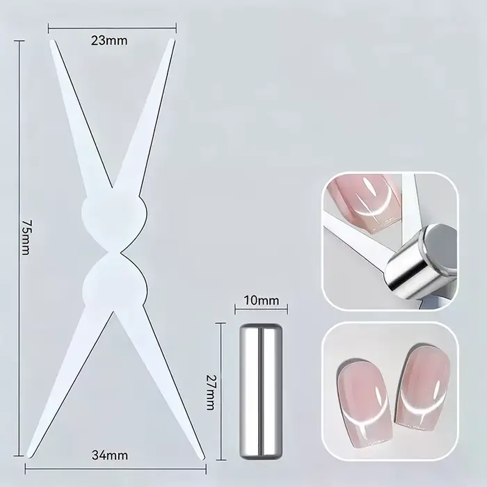 Grandes ongles en forme de Y à Double tête
