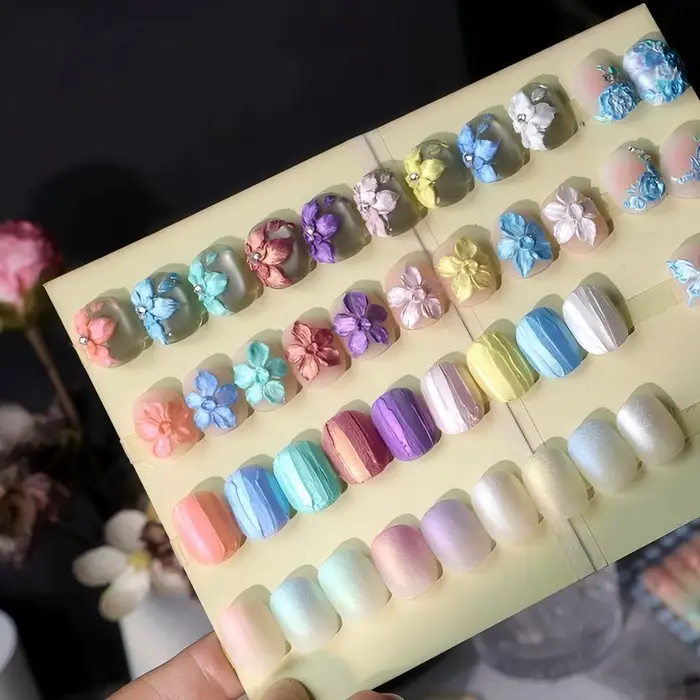 Gel de peinture nacré solide pour ongles