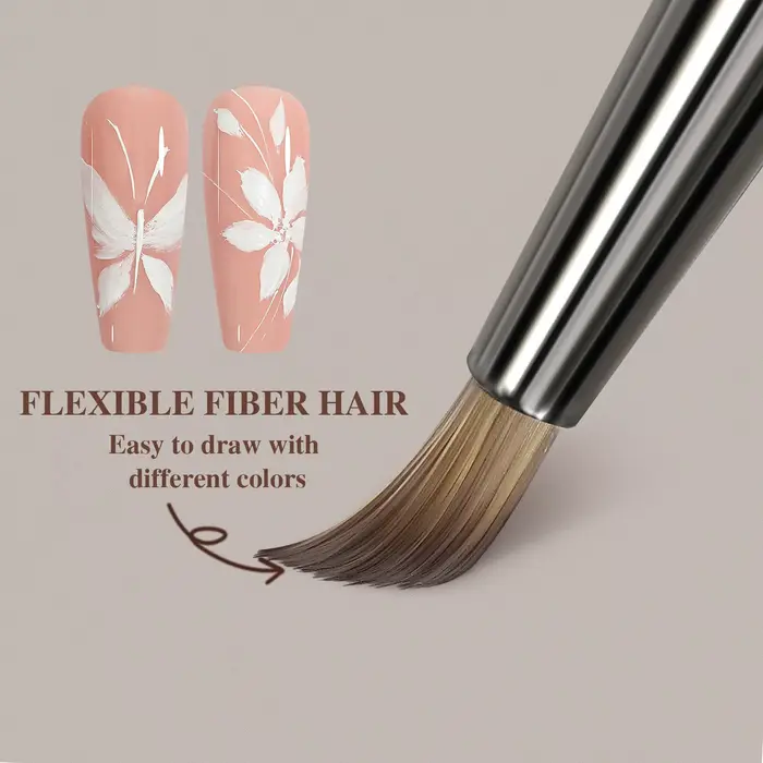 Pinceau de peinture triangulaire pour ongles