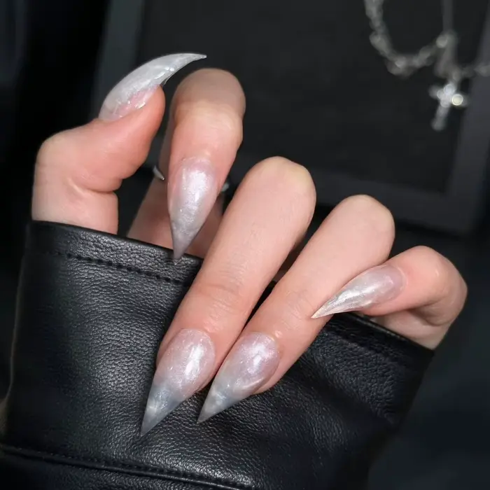 Faux ongles en forme de griffes de dragon, style européen et américain, faits à la main, ongles en f