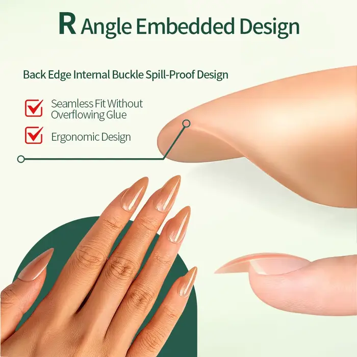 Kit de faux ongles Nailpop Pink Press On Nails