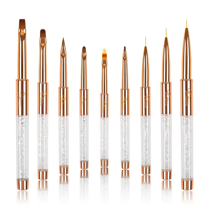 BQAN – brosse à ongles en or Rose