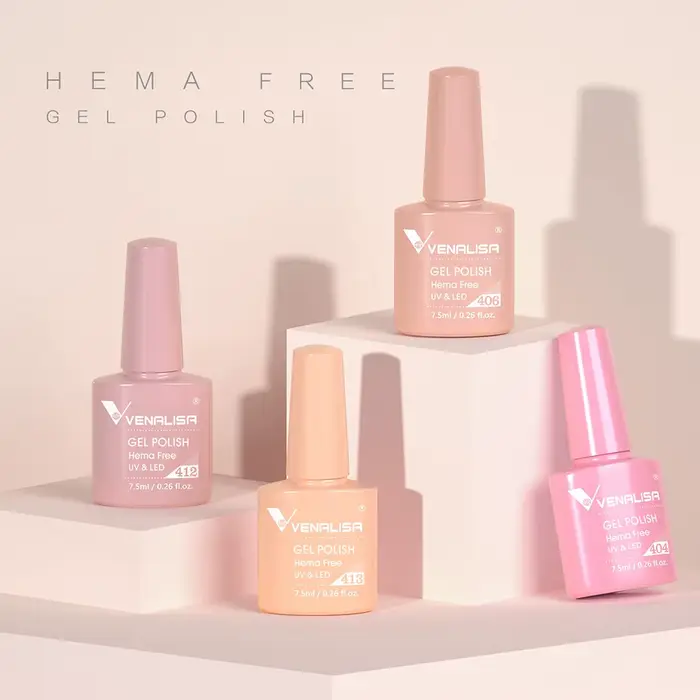 Venalisa 7.5ml vernis à ongles Gel 60 couleurs Hema TPO gratuit gelée blanche laiteuse tremper UV LED