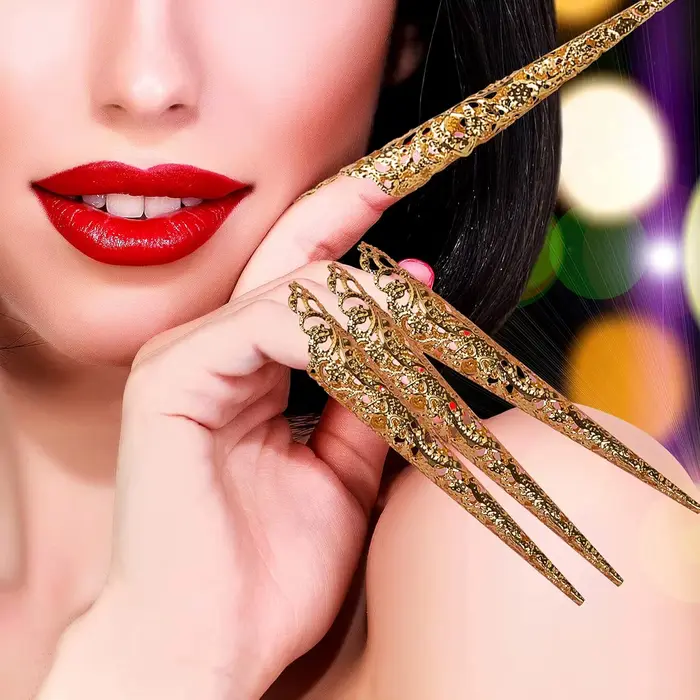 10 pièces Anneaux à ongles pour doigts