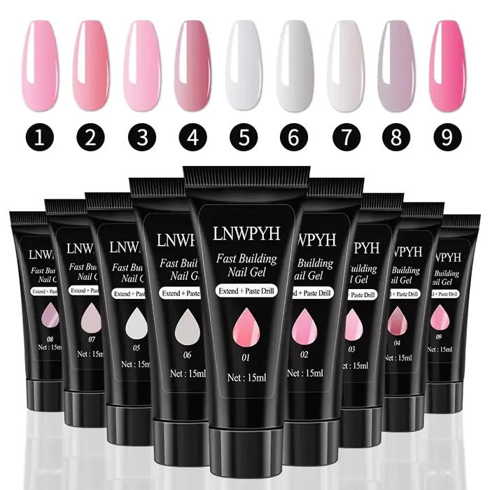 Kit de Gel pour ongles avec sèche-lumière LED