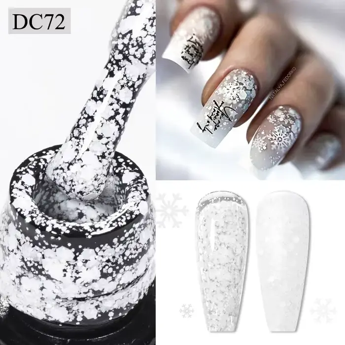 Vernis à ongles gel flocon de neige 7ml