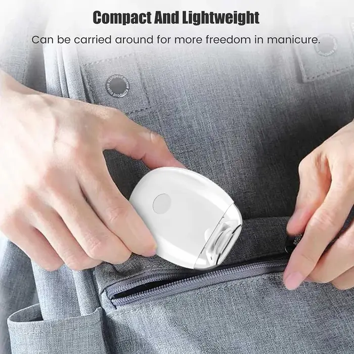 Coupe-ongles électrique 2 en 1 avec lumière LED, lime à ongles automatique, coupe-ongles pour bébé, 