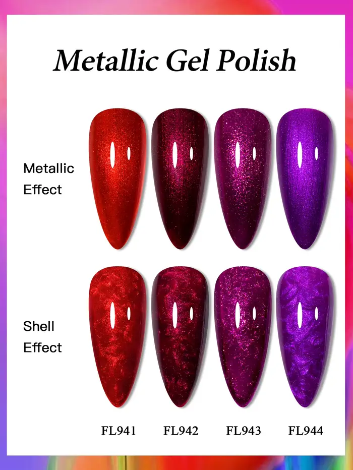 FOUR LILY – vernis à ongles Gel métallique