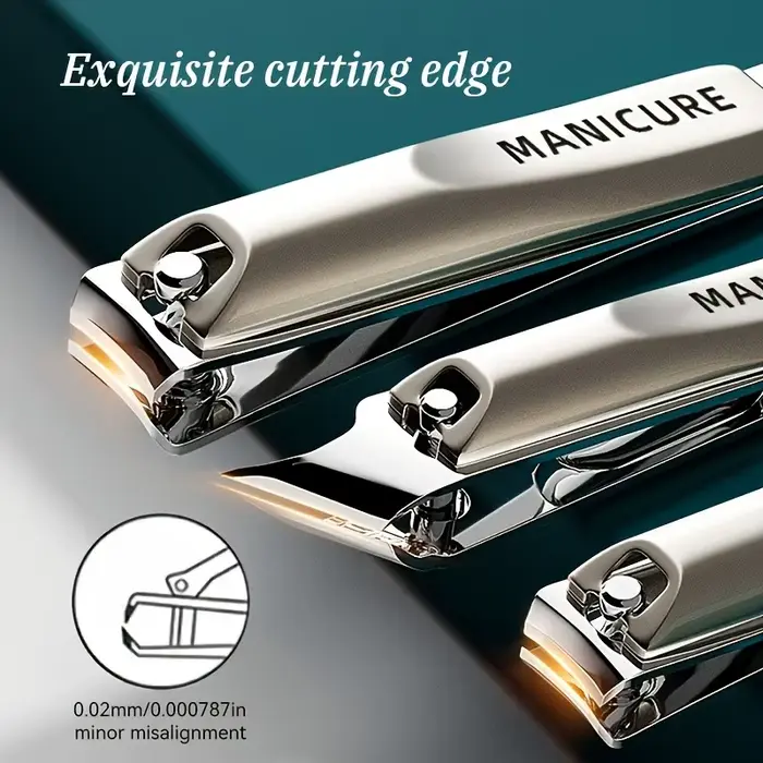 Ensemble professionnel de manucure et pédicure 5 pièces avec boîte de rangement portable