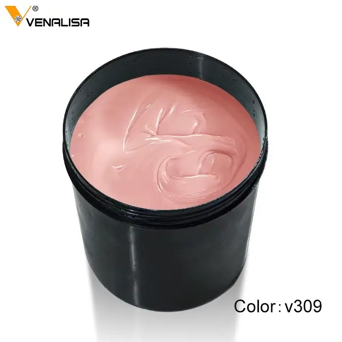 VENALISA UV LED Gel 1kg constructeur en vrac Extension gelée Gel cristal Transparent 12 Camouflage