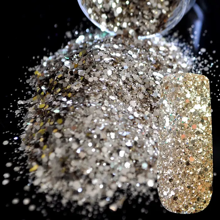Mélange de Paillettes de Maquillage pour Nail Art