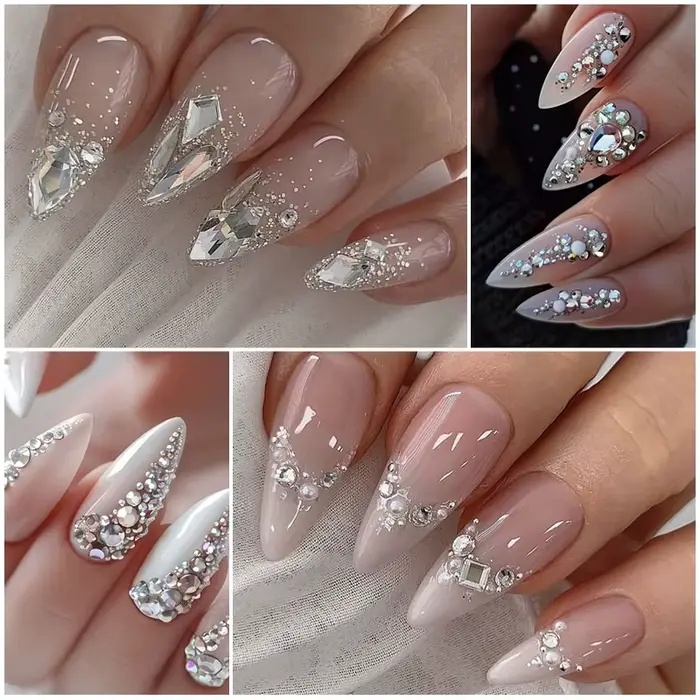 Gel à strass pour ongles 12 ml - Sans alcool
