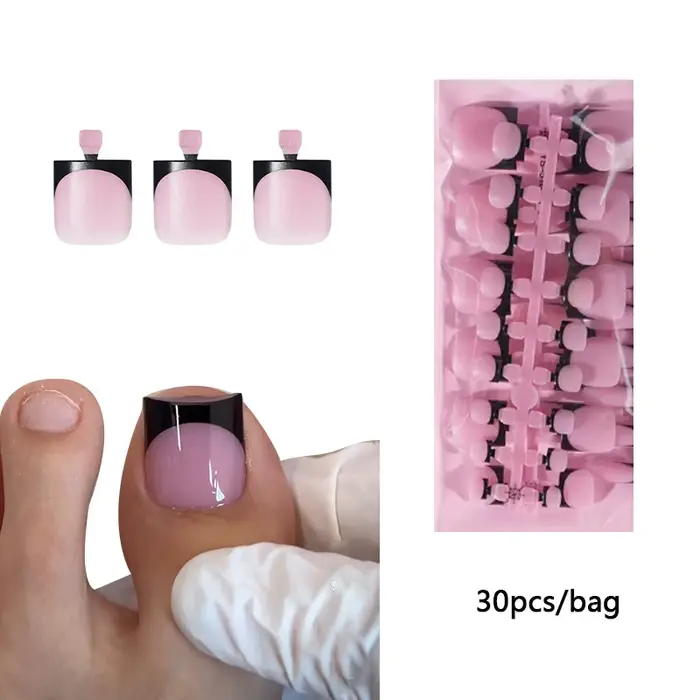 Ensemble d'ongles français d'été
