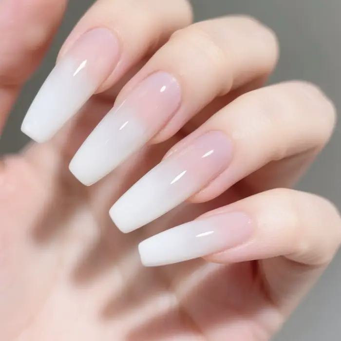 KODI JYJ blanc laiteux sans lingette vernis à ongles Gel 2 en 1 haute brillance gelée couleurs couche de finition Semi-permanent pas collant uv haut Gellac