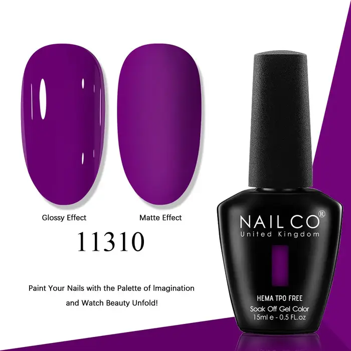 NAILCO Top Coat Sans Résidu, Base Coat, Primer, Laque Semi-Permanente, Vernis à Ongles, Nail Art, Esmalte, Couleurs UV, Gel UV pour Ongles, Soak Off
