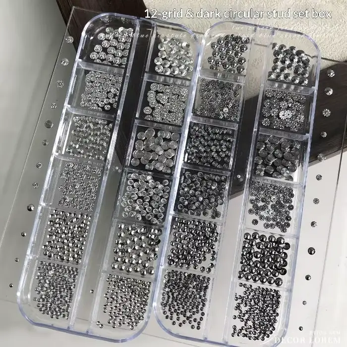 Breloques Métalliques pour Ongles